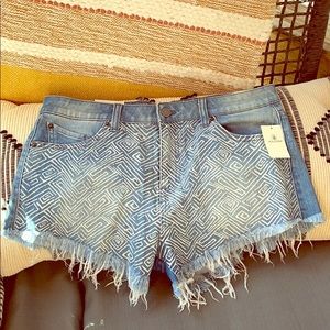 Boyfriend fit cut offs by Volcom